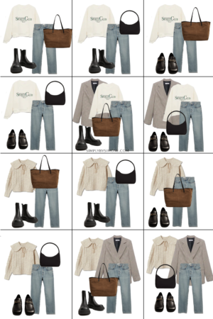 Mango Fall Capsule Wardrobe Items | 12 Pieces, 48 Outfits | How to Build a Capsule Wardrobe | Mango Clothing Fall Clothes | Outfit Inspiration | 48 Fall Weather Outfit Ideas | Fall Vacation Packing Guide | Mango Clothing Fall Capsule Wardrobe| What To Wear this Fall 2021 | Simply by Simone | Mango Fall Capsule Wardrobe | What To Wear This Fall 2021 | Looks 25 - 36