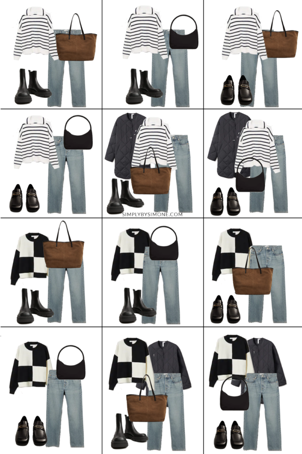 Mango Fall Capsule Wardrobe – 12 Pieces, 48 Outfits - Simply by Simone