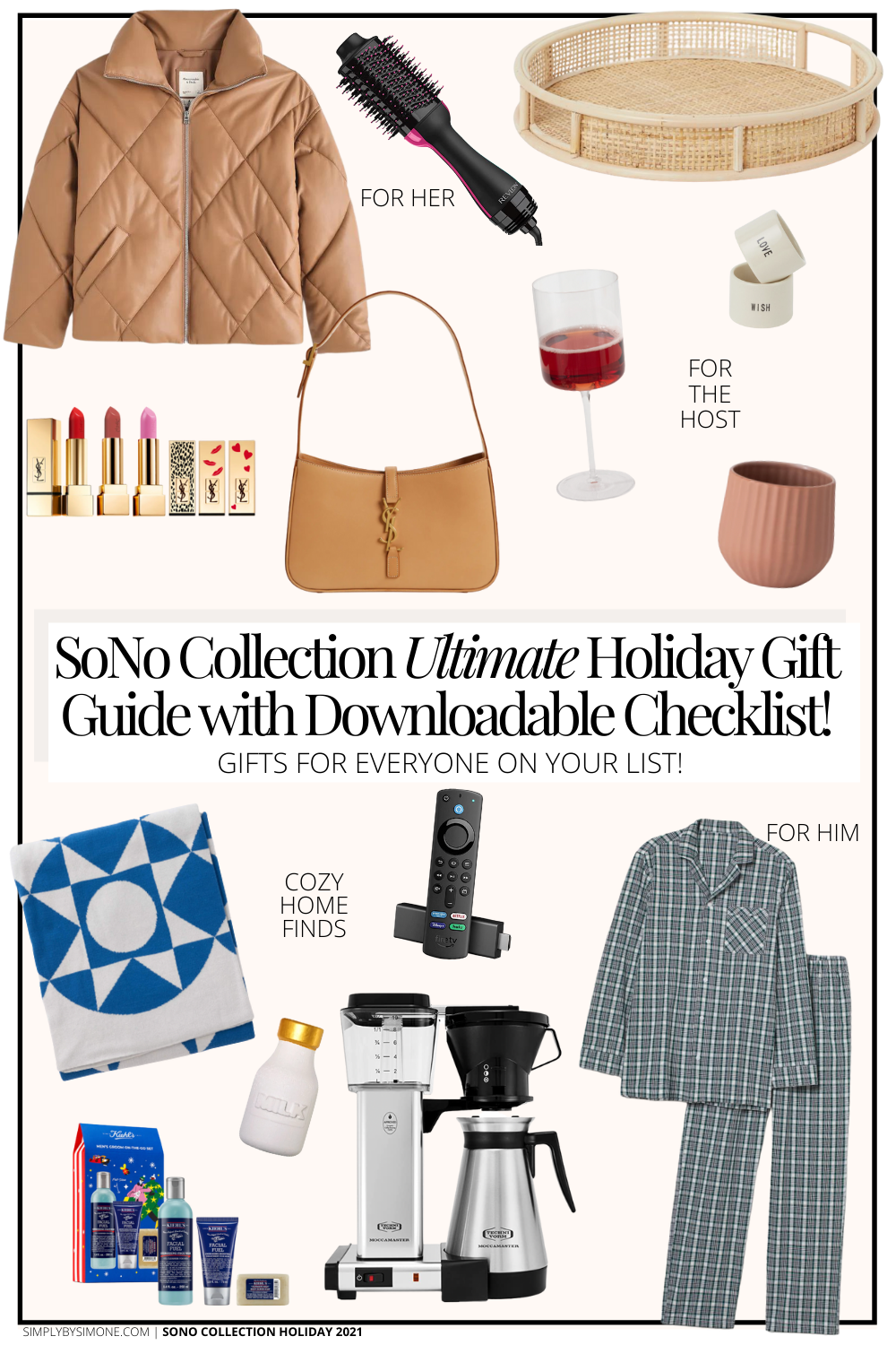 SoNo Collection Ultimate Holiday Gift Guide with Downloadable List, Holiday Shopping Guide, Christmas Shopping, Gift Guide 2021
