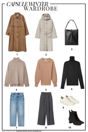 Affordable Everlane Fall Capsule Wardrobe | 10 Pieces, 24 Outfits | How to Build a Capsule Wardrobe | Everlane Fall Clothes | Outfit Inspiration | 24 Fall Weather Outfit Ideas | Fall Vacation Packing Guide | Everlane Fall Capsule Wardrobe | 10 Items to Wear This Fall | Simply by Simone