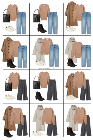 Affordable Everlane Winter Capsule Wardrobe | 10 Pieces, 36 Outfits | How to Build a Capsule Wardrobe | Everlane Winter Clothes | Outfit Inspiration | 36 Winter Weather Outfit Ideas | Winter Vacation Packing Guide | Everlane Winter Capsule Wardrobe - What To Wear This Fall 2021 | Looks 1 to 12 | Simply by Simone