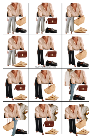 Affordable Sezane Spring Capsule Wardrobe | 12 Pieces, 48 Outfits | How to Build a Capsule Wardrobe | Sezane Sxpring Clothes | Outfit Inspiration | 48 Spring Weather Outfit Ideas | Spring Vacation Packing Guide | Sezane Spring Capsule Wardrobe - What To Wear This Spring 2023 | Looks 13 to 24 | Simply by Simone