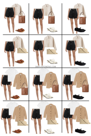 Everlane Summer Capsule Wardrobe – 12 Pieces, 48 Outfits