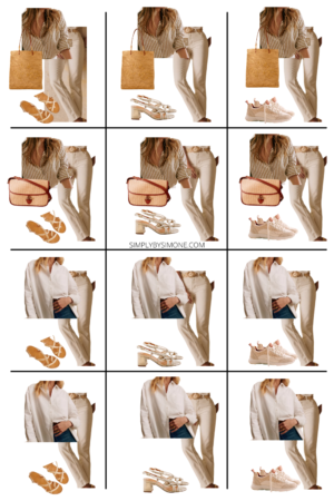 Affordable Sezane Summer Capsule Wardrobe | 12 Pieces, 48 Outfits | How to Build a Capsule Wardrobe | Sezane Summer Clothes | Outfit Inspiration | 48 Summer Weather Outfit Ideas | Summer Vacation Packing Guide | Sezane Summer Capsule Wardrobe - What To Wear This Summer 2023, Parisian Outfit Ideas | Looks 1-12 | Simply by Simone