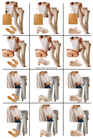 Affordable Sezane Summer Capsule Wardrobe | 12 Pieces, 48 Outfits | How to Build a Capsule Wardrobe | Sezane Summer Clothes | Outfit Inspiration | 48 Summer Weather Outfit Ideas | Summer Vacation Packing Guide | Sezane Summer Capsule Wardrobe - What To Wear This Summer 2023, Parisian Outfit Ideas | Looks 13-24 | Simply by Simone