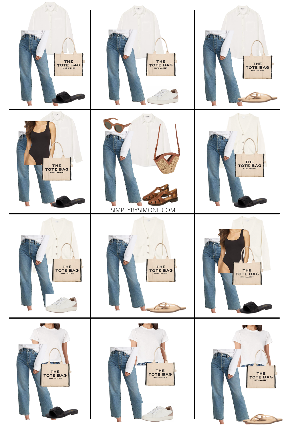 Affordable Amazon Pre-Fall Capsule Wardrobe | 15 Pieces, 48 Outfits | How to Build a Capsule Wardrobe | Amazon Fall Clothes | Outfit Inspiration | 48 Pre-Fall Weather Outfit Ideas | Fall Vacation Packing Guide | Amazon Pre-Fall Capsule Wardrobe - What To Wear This Fall 2022 | Parisian Outfit Ideas | Looks 1-12 | Simply by Simone
