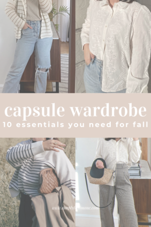  Capsule Wardrobe Essentials for Fall 2022 | 10 Essential Pieces | How to Build a Capsule Wardrobe | Fall Clothes | Outfit Inspiration | Fall Weather Outfit Ideas | Fall Vacation Packing Guide | Fall Capsule Wardrobe - What To Wear This Fall 2022 | Parisian Outfit Ideas | PIN 2 | Simply by Simone