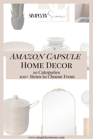 Affordable Amazon Fall Capsule Home Decor | 10 Items for Capsule Home Decor | How to Find Capsule Home Decor | Amazon Home Must Haves | Interior Inspiration | What is Capsule Home Decor | Timeless Home Decor Ideas for Fall | Fall Home Decor | Classic Home Decor for Fall | Amazon Home Decor Inspiration | PIN 1 | Simply by Simone