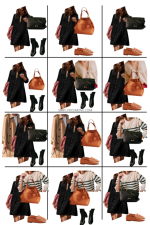 Affordable Sezane Fall Capsule Wardrobe | 12 Pieces, 48 Outfits | How to Build a Capsule Wardrobe | Sezane Fall Clothes | Outfit Inspiration | 48 Fall Weather Outfit Ideas | Fall Vacation Packing Guide | Sezane Fall Capsule Wardrobe - What To Wear This Fall 2022, Parisian Outfit Ideas | Looks 1-12 | Simply by Simone