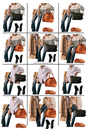 Affordable Sezane Fall Capsule Wardrobe | 12 Pieces, 48 Outfits | How to Build a Capsule Wardrobe | Sezane Fall Clothes | Outfit Inspiration | 48 Fall Weather Outfit Ideas | Fall Vacation Packing Guide | Sezane Fall Capsule Wardrobe - What To Wear This Fall 2022, Parisian Outfit Ideas | Looks 37-48 | Simply by Simone