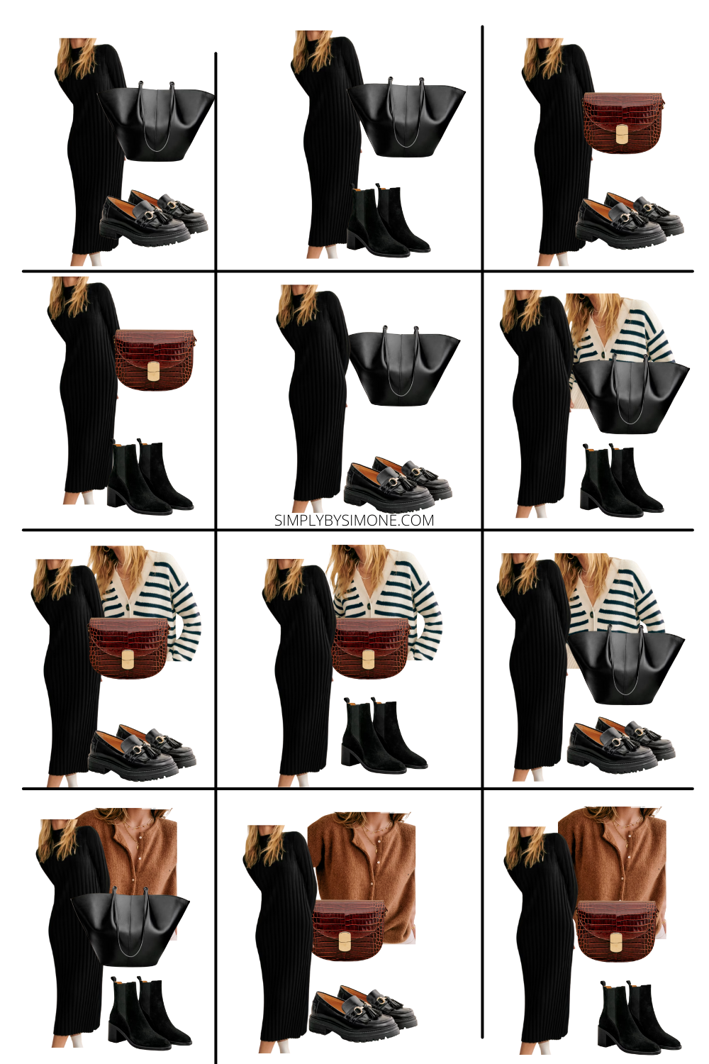 Affordable Sezane Fall Capsule Wardrobe | 12 Pieces, 48 Outfits | How to Build a Capsule Wardrobe | Sezane Fall Clothes | Outfit Inspiration | 48 Fall Weather Outfit Ideas | Fall Vacation Packing Guide | Sezane Fall Capsule Wardrobe - What To Wear This Fall 2023, Parisian Outfit Ideas | Looks 37-48 | Simply by Simone