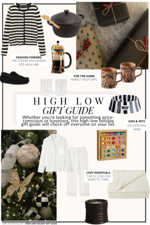 High Low Holiday Gift Guide | Holiday Gift Guide 2023 | Christmas Gift Guide | Wallet Friendly Gifts | Budget Friendly Gift Guide | Price-conscious Gift Guide | Designer Gift Guide | Splurge or Save Holiday Gift Guide | Christmas Wish List 2023 | Christmas Gift Ideas | Christmas List Ideas 2023 | Gifts for Her | Gifts for Him | Gifts for Baby | Gifts for Pets | Christmas Gift Guide 2023 | Meaningful Gift Guide | Cover Image | simplybysimone