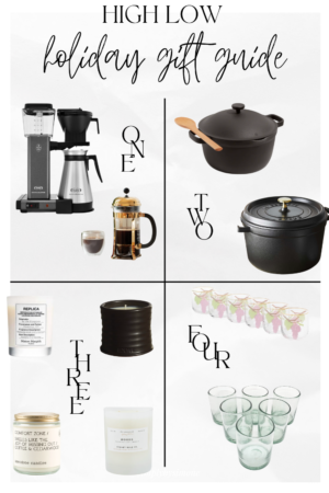 High Low Holiday Gift Guide | Holiday Gift Guide 2022 | Christmas Gift Guide | Wallet Friendly Gifts | Budget Friendly Gift Guide | Price-conscious Gift Guide | Designer Gift Guide | Splurge or Save Holiday Gift Guide | Gifts for Her | Gifts for Him | Gifts for Baby | Gifts for Pets | Christmas Gift Guide 2022 | Meaningful Gift Guide | Items 1-4 | simplybysimone