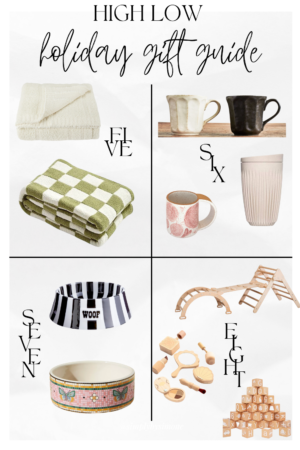 High Low Holiday Gift Guide | Holiday Gift Guide 2022 | Christmas Gift Guide | Wallet Friendly Gifts | Budget Friendly Gift Guide | Price-conscious Gift Guide | Designer Gift Guide | Splurge or Save Holiday Gift Guide | Gifts for Her | Gifts for Him | Gifts for Baby | Gifts for Pets | Christmas Gift Guide 2022 | Meaningful Gift Guide | Items 5-8 | simplybysimone