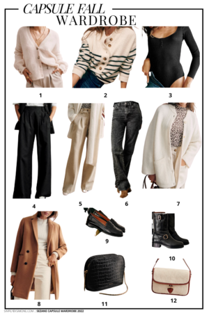 Affordable Sezane Winter Capsule Wardrobe | 12 Pieces, 48 Outfits | How to Build a Capsule Wardrobe | Sezane Winter Clothes | Outfit Inspiration | 48 Winter Weather Outfit Ideas | Winter Vacation Packing Guide | Sezane Winter Capsule Wardrobe - What To Wear This Winter 2022, Parisian Winter Outfit Ideas | Items 1-12 | Simply by Simone