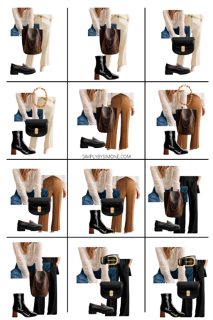 Sezane Winter Capsule Wardrobe Outfit Combinations | Looks 37 - 48