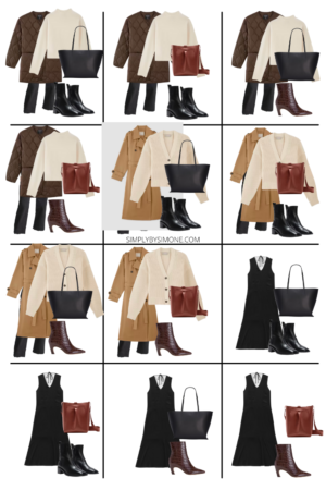Affordable Everlane Fall Capsule Wardrobe | 14 Pieces, 36 Outfits | How to Build a Capsule Wardrobe | Everlane Fall Clothes | Outfit Inspiration | 36 Fall Weather Outfit Ideas | Fall Vacation Packing Guide | Everlane Summer Capsule Wardrobe - What To Wear This Fall 2023, European Outfit Ideas | Everlane 2023 Capsule Fall Wardrobe | Looks 25-26 | Simply by Simone