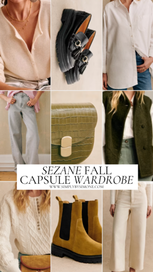 Discover Sezane Fall Capsule Wardrobe 2024, What To Wear This Fall, Sezane Lookbook Outfits, French Girl Outfit Ideas