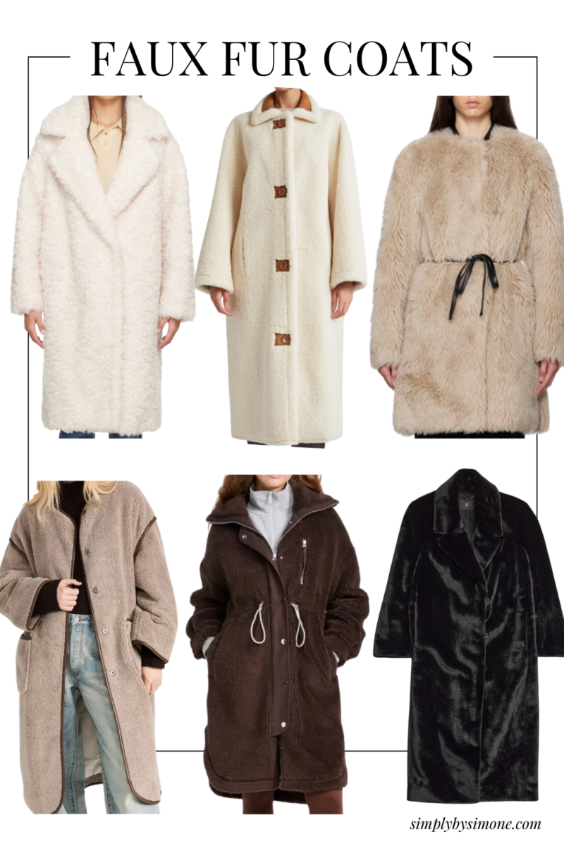 Combating The Cold With Faux Fur Coats This Winter - Simply By Simone