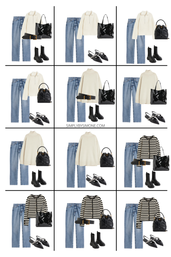 Affordable H&M Winter Capsule Wardrobe - Including 36 Outfit Ideas ...
