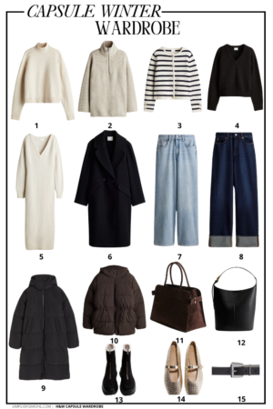 Outfit Ideas to Build your Wardrobe, 15 Pieces to Build Your Capsule Wardrobe