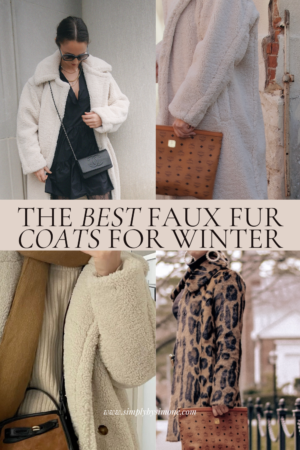 Combating The Cold With Faux Fur Coats This Winter - Simply by Simone