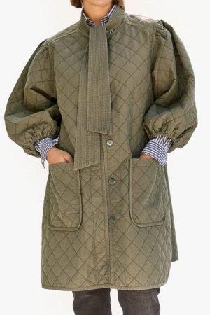 Best Quilted Jackets for Women, Clare V Clemence Car Coat