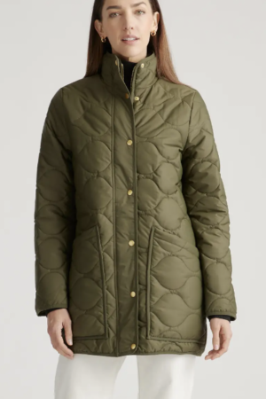 Best Quilted Jackets for Women, Quince Featherless Quilted Long Puffer Jacket