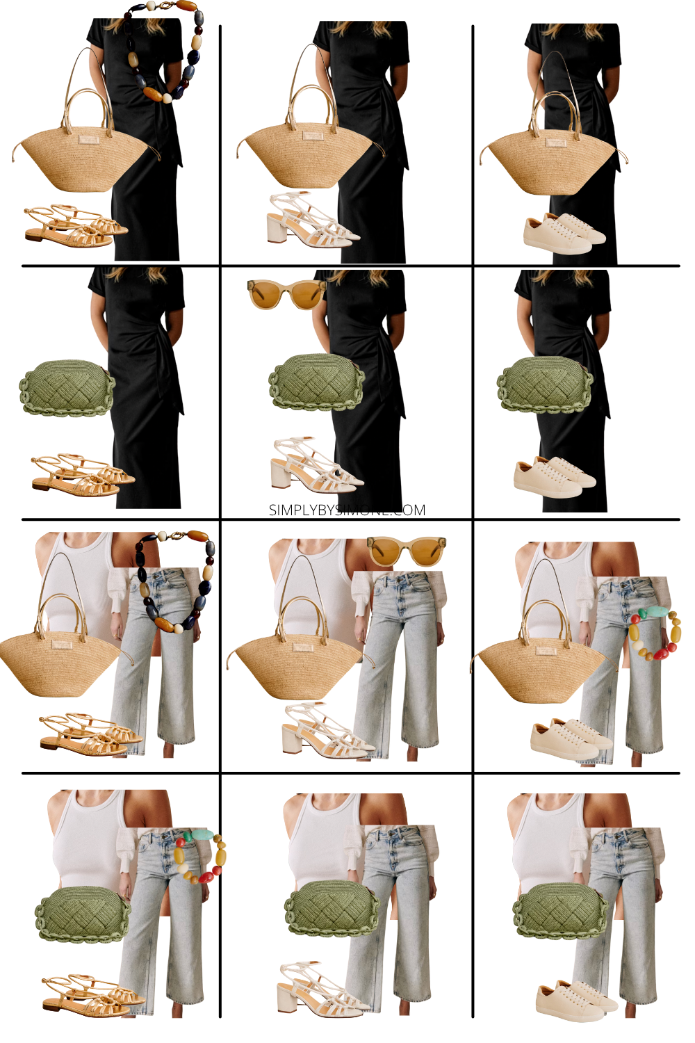 Sezane capsule wardrobe outfits 37-48