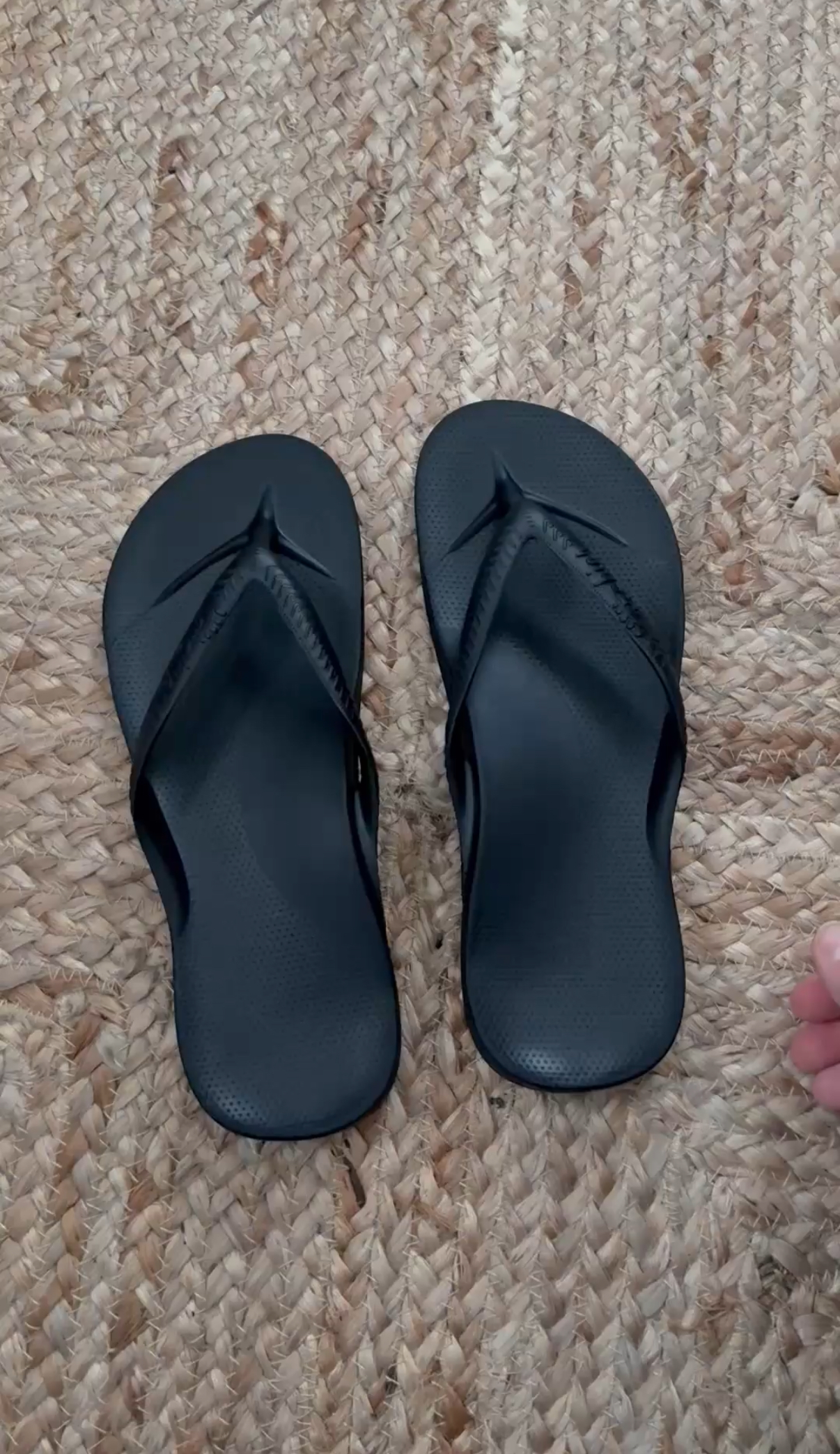 Archies Flip Flops close up overtop