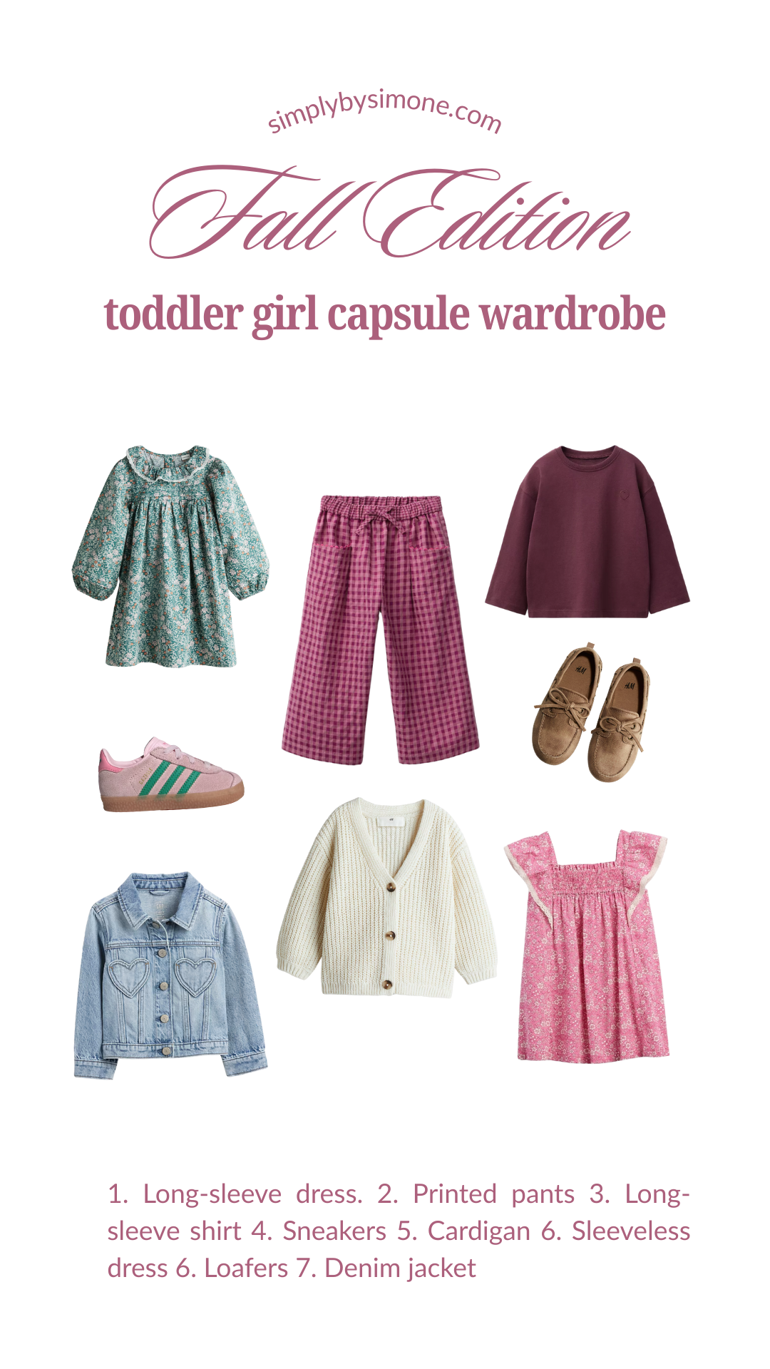 Toddler Girl Fall Capsule Wardrobe Cover Image
